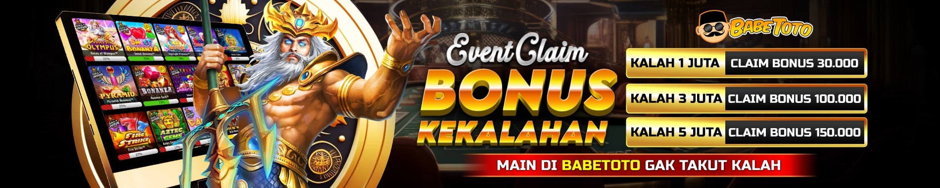 Slider Bonus Kekalahan Babetoto